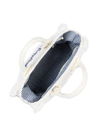 Borsa Vanity Mini MC2 Saint Barth bianca in pizzo sangallo VAMI018 00434L MC2 ST. BARTH KIDS 