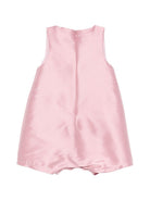 Tutina per neonata Alapage rosa con applicazioni floreali AL68B ROSA A'LAPAGE KIDS 