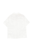 Camicia per bambino Eleventy Kids bianca con design a fantasia EY5P61 P0582 101GR ELEVENTY KIDS 