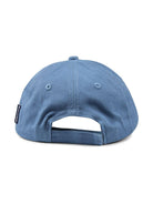Cappello da baseball con ricamo per bambino Palm Angels Kids azzurro con tesa curva PBLB002C99FAB001 4203 PALM ANGELS KIDS 