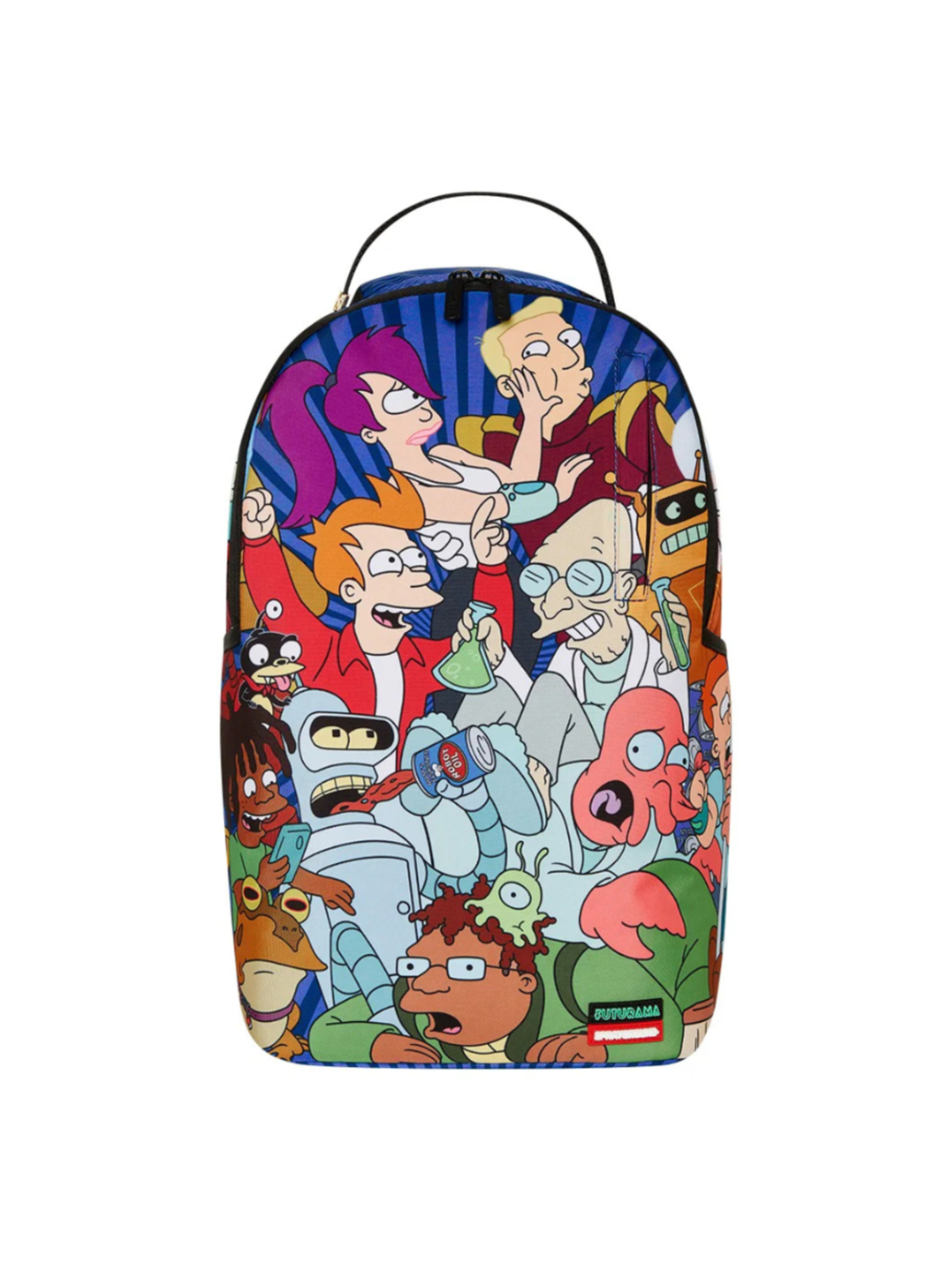 Zaino Futurama per bambini Sprayground Kid multicolore con manico piatto 910B7259 NSZ SPRAYGROUND 