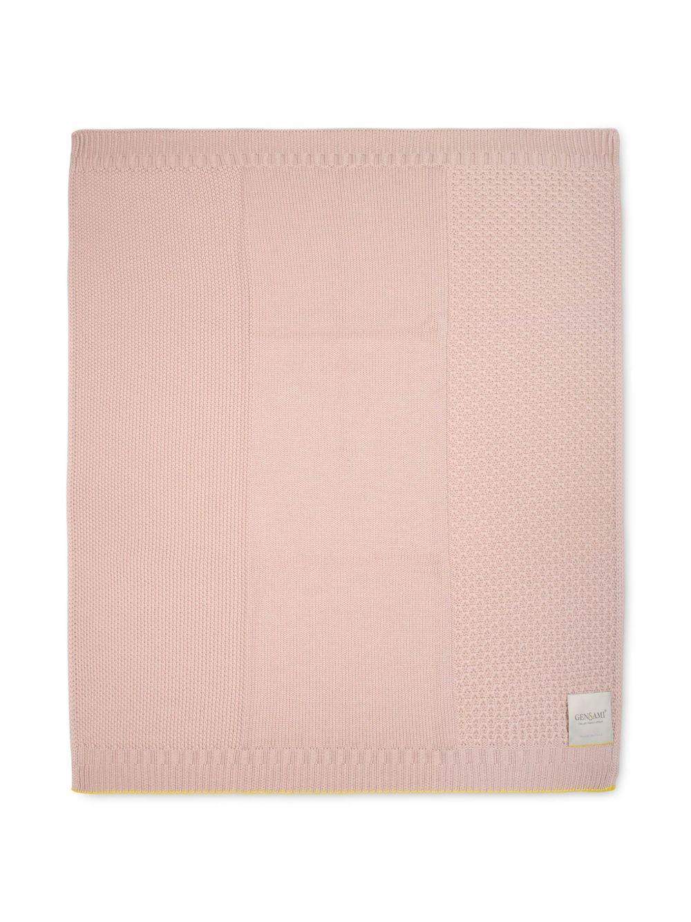 Coperta per neonata Gensami kids rosa lavorato all'uncinetto COP01-B-ONDA CAMEO PINK GENSAMI KIDS 