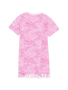 Abito per bambina MC2 Saint Barth Kids rosa con stampa animalier ABY0001 03848L MC2 ST. BARTH KIDS 