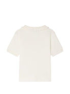 Polo per neonata Bonpoint bianco latte ricamata con ciliegie S06XTSK00003 102 BONPOINT 