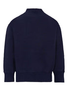 Felpa per bambina Palm Angels Kids blu con dettaglio logo PGBA013F25FLE002 4630 PALM ANGELS KIDS 