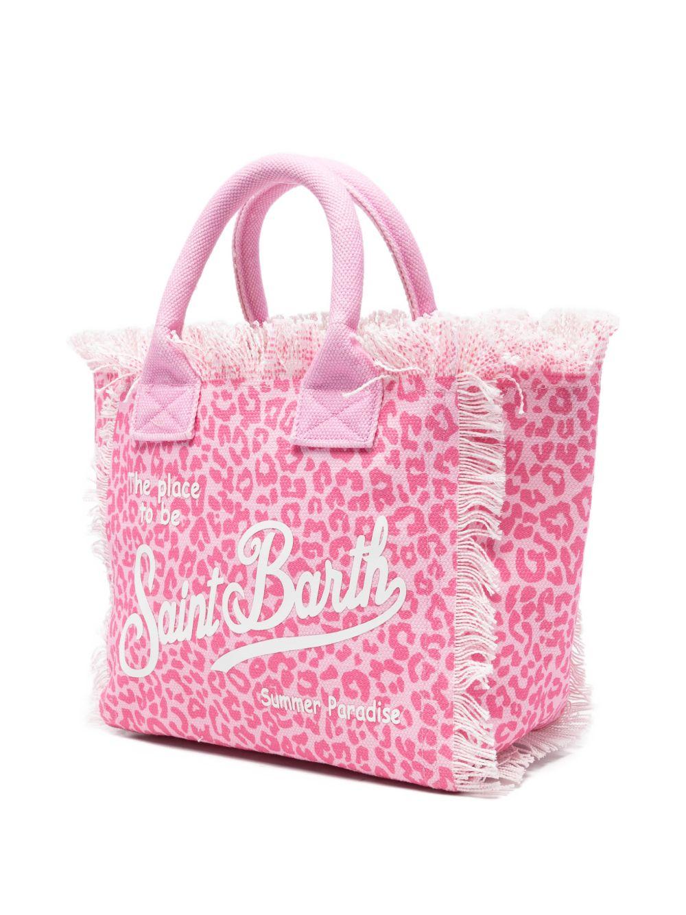 Borsa tote Colette MC2 Saint Barth animalier con dettaglio frange COL0001 03479L MC2 ST. BARTH KIDS 