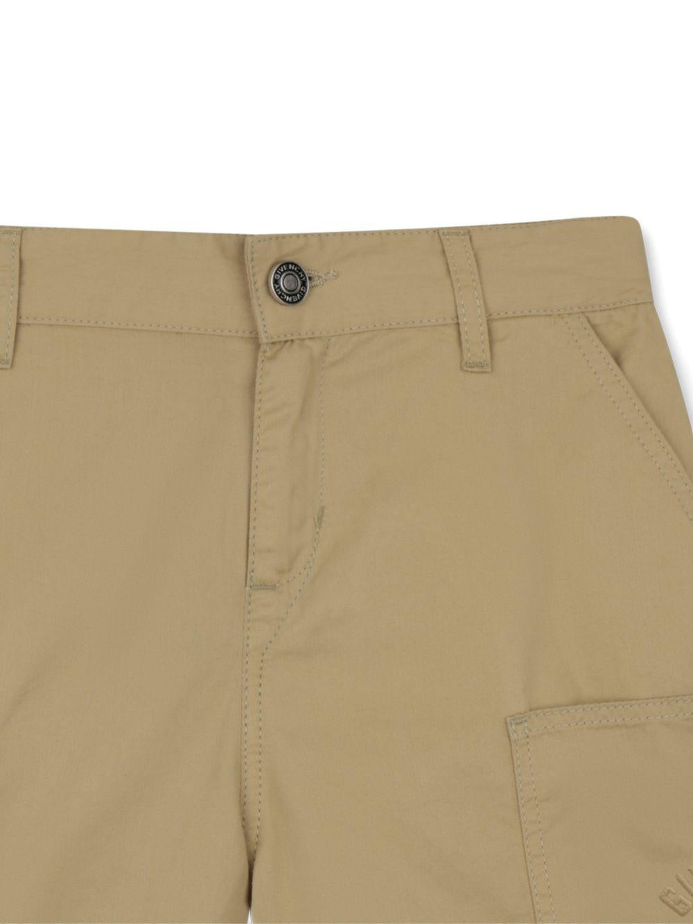 Shorts per bambino Givenchy Kids beige con dettaglio logo H31107 222 GIVENCHY KIDS 