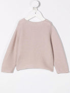 Cardigan per neonata Bonpoint beige con chiusura con bottoni PEBDA2620CA 009B BONPOINT 