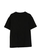 T-shirt per bambino Emporio Armani Kids blu con logo all-over EB000976 AF21786 UB118 EMPORIO ARMANI KIDS 