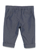 Pantaloni per neonato Fendi Kids grigio modello classico BMF242 AS61 F0QG0 FENDI KIDS 