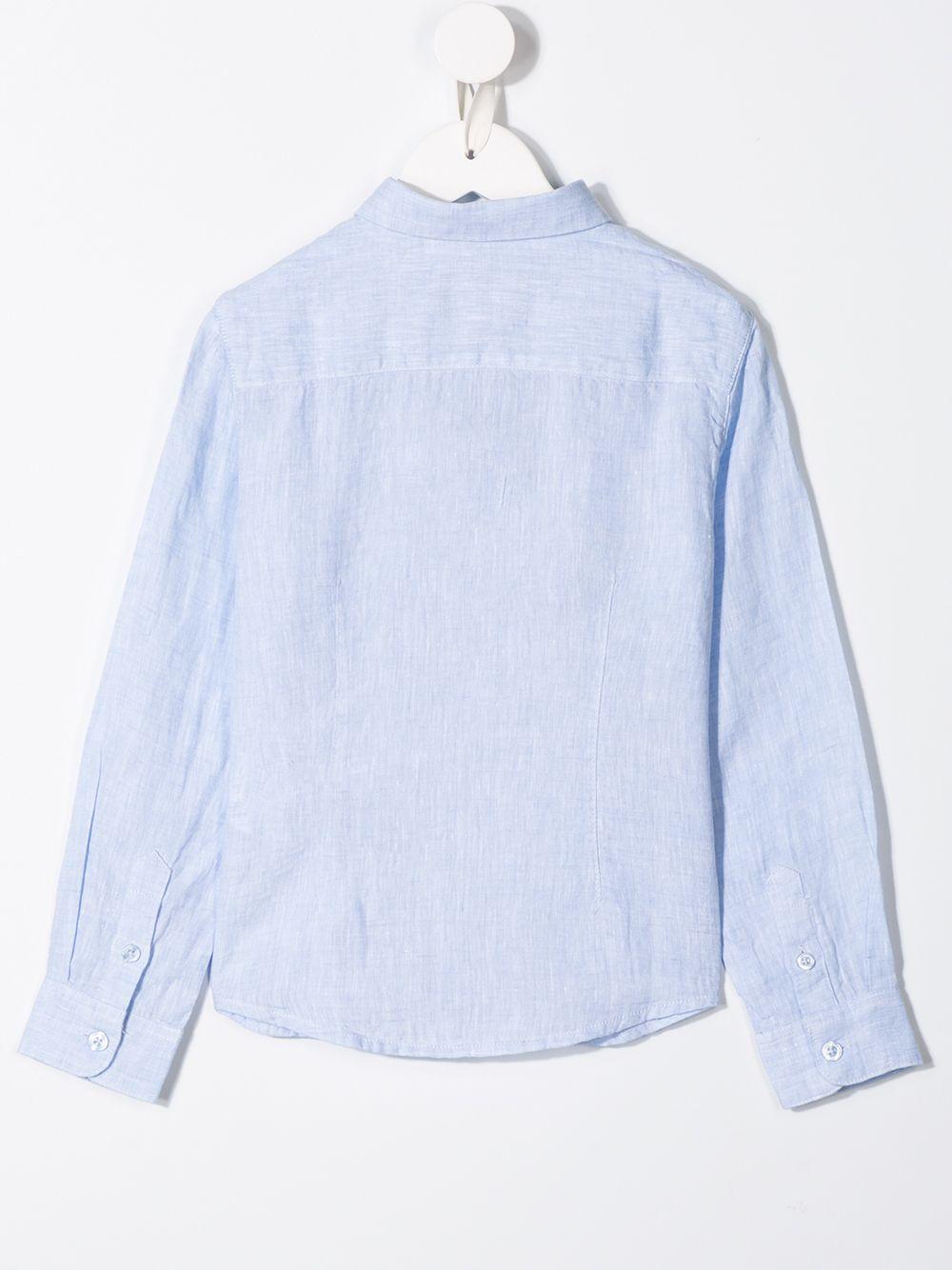 Camicia per bambino Emporio Armani Kids azzurra con colletto classico 8N4CJ9 3NEEZ 0744 EMPORIO ARMANI KIDS 