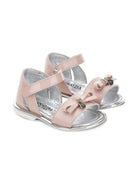 Sandali per bambina Monnalisa rosa con dettaglio fiocco 83G010 7706 0091 MONNALISA KIDS 