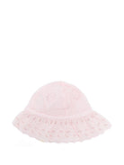 Cappello Eliana per neonata Louise Misha rosa con dettagli ricamati FAI-S26-S0156 PINK LOUISE MISHA KIDS 