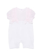 Tutina per neonata La Stupenderia bianco con dettaglio fiocco 2TBTT52 MC D33 LA STUPENDERIA KIDS 