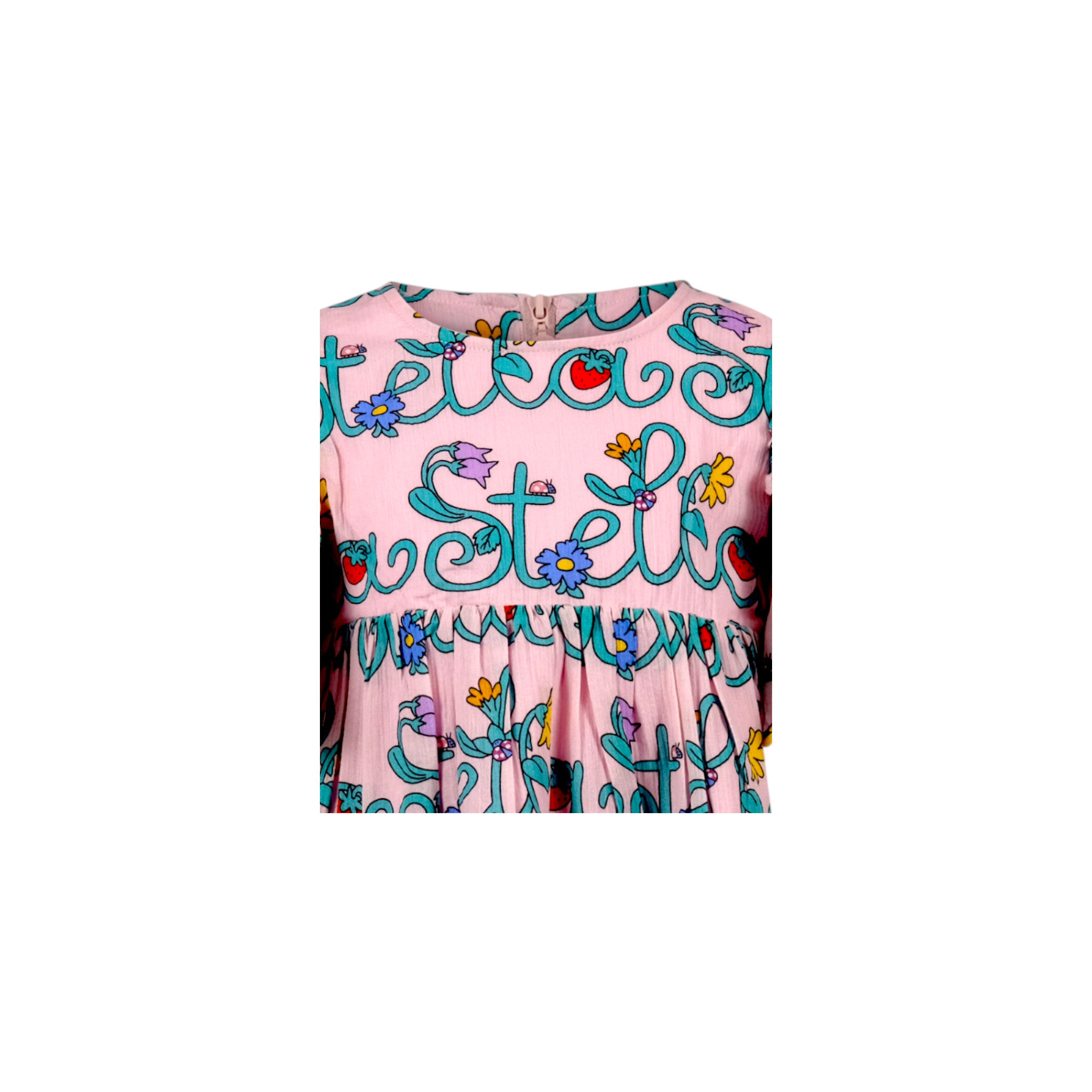 Abito per bambina Stella McCartney rosa con stampa all-over TY1A71 Z3434 51RMC STELLA McCARTNEY KIDS 