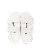 Sandali per bambini Birkenstock Kids Milano Essentials bianco con fibbia 1019458 WHITE BIRKENSTOCK KIDS 