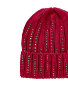 Cappello per bambina Monnalisa Kids rosso con dettagli strass 17H004 8064 0043 MONNALISA KIDS 