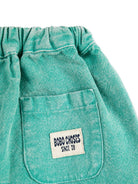 Shorts per neonato Bobo Choses verdi con vita elasticizzata B126AB075 311 BOBO CHOSES KIDS 