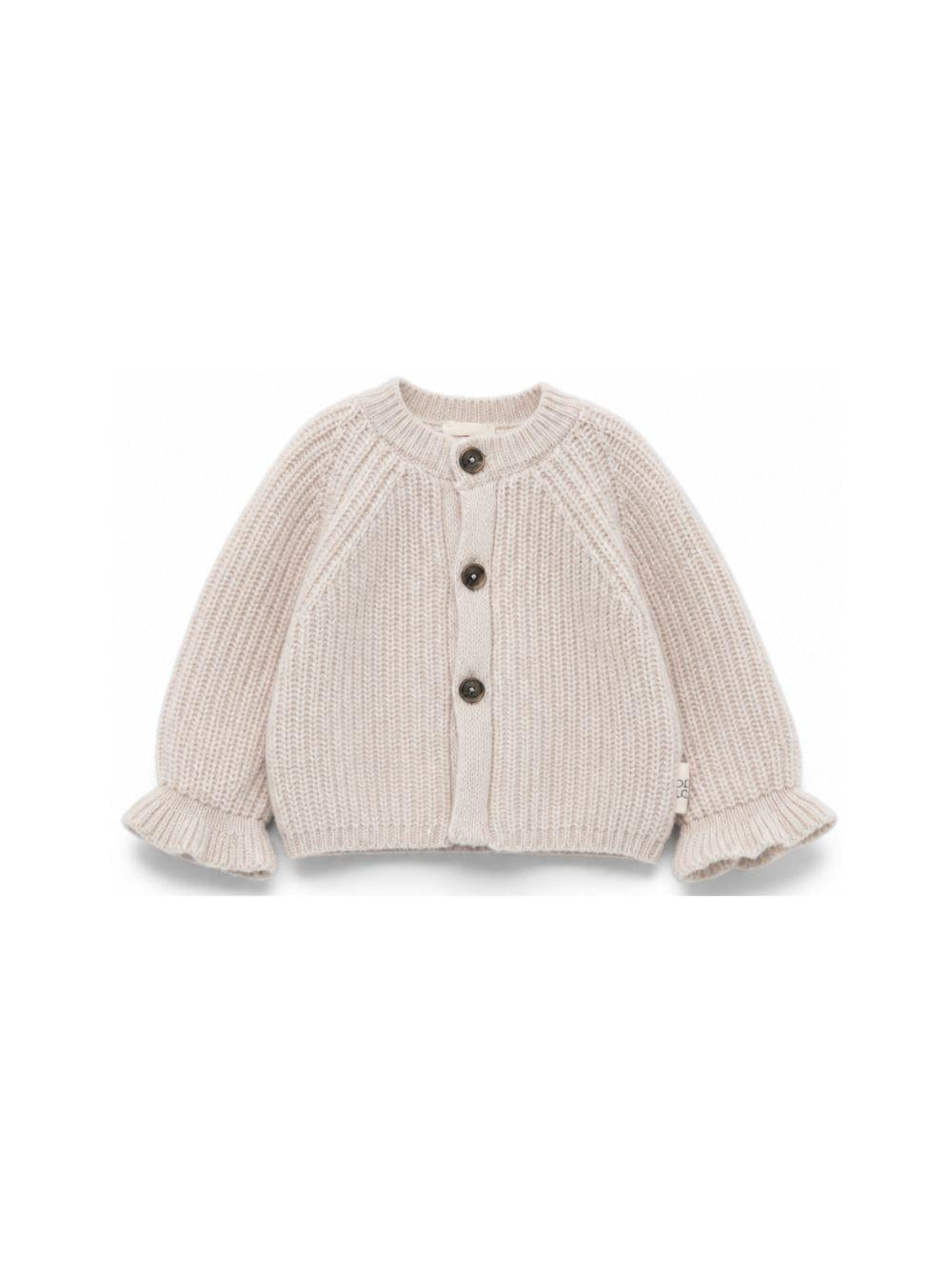 Maglione per neonata Douuod Kids beige con trama a coste DZ9000 Z3404 107 DOUUOD KIDS 