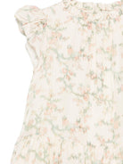 Abito per bambina Bonpoint bianco con stampa floreale all-over S06GDRW00018 547B BONPOINT KIDS 