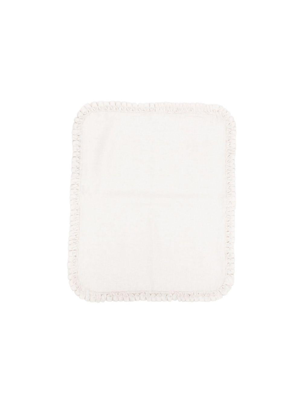 Coperta per neonati La Stupenderia beige con bordo arricciato 2CBCO50 D12PIN LA STUPENDERIA 