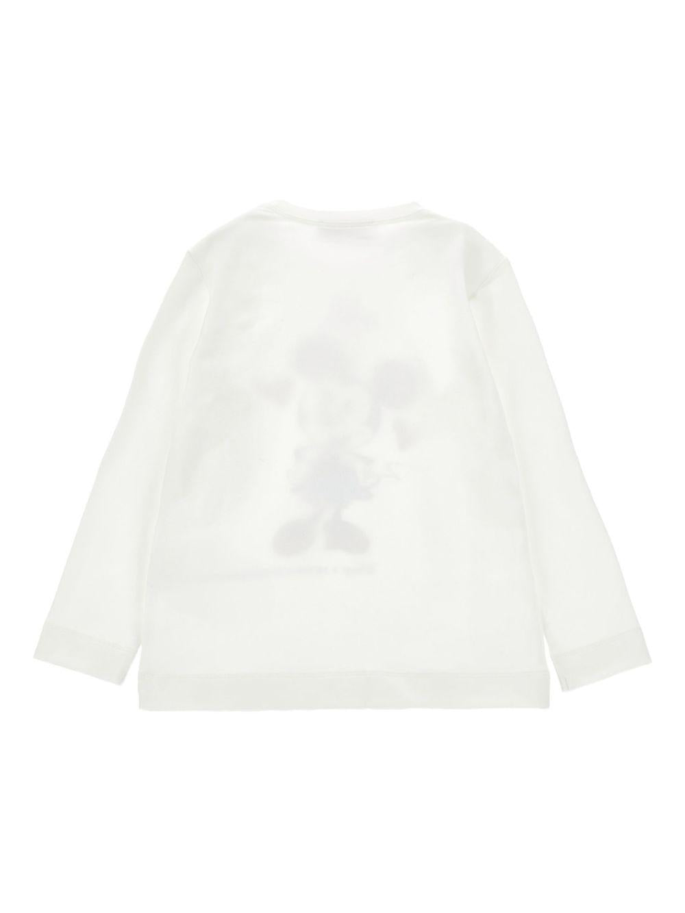 T-shirt per bambina Monnalisa bianca con grafica con Minnie 19F608 6003 0001 MONNALISA 