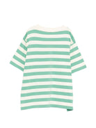 T-shirt per bambino Bobo Choses multicolore con logo sul davanti B126AC136 199 BOBO CHOSES KIDS 
