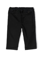 Pantaloni per neonato Emporio Armani Kids blu con placca logo argentata 8NHP60 4N6YZ 0920 EMPORIO ARMANI KIDS 