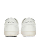 Sneaker monocolore per bambini Balmain Kids bianche con logo BX0Q16 Z1574 100 BALMAIN KIDS 