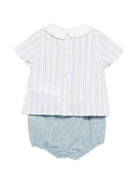 Set due pezzi per neonato Tartine & Chocolat multicolore con colletto peter pan CC37020 40 TArtine & Chocolat KIDS 