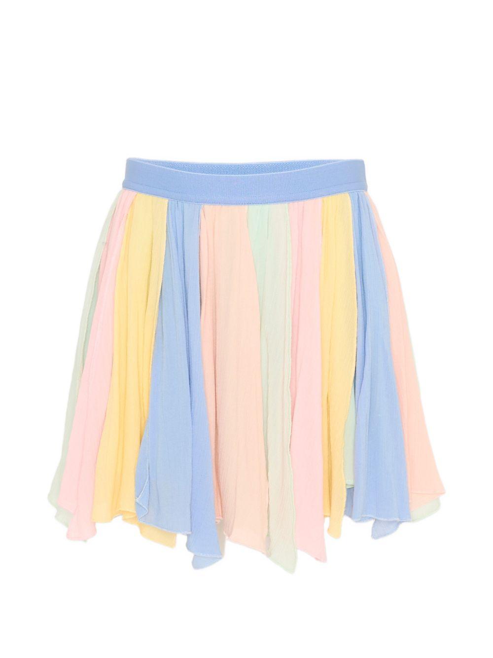 Gonna per bambina Stella McCartney Kids multicolore con elastico in vita TY7A91 Z3556 999 STELLA McCARTNEY KIDS 