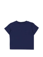 T-shirt per neonato Moschino Kids blu con motivo Teddy Bear MXM047LAA02 40016 MOSCHINO KIDS 