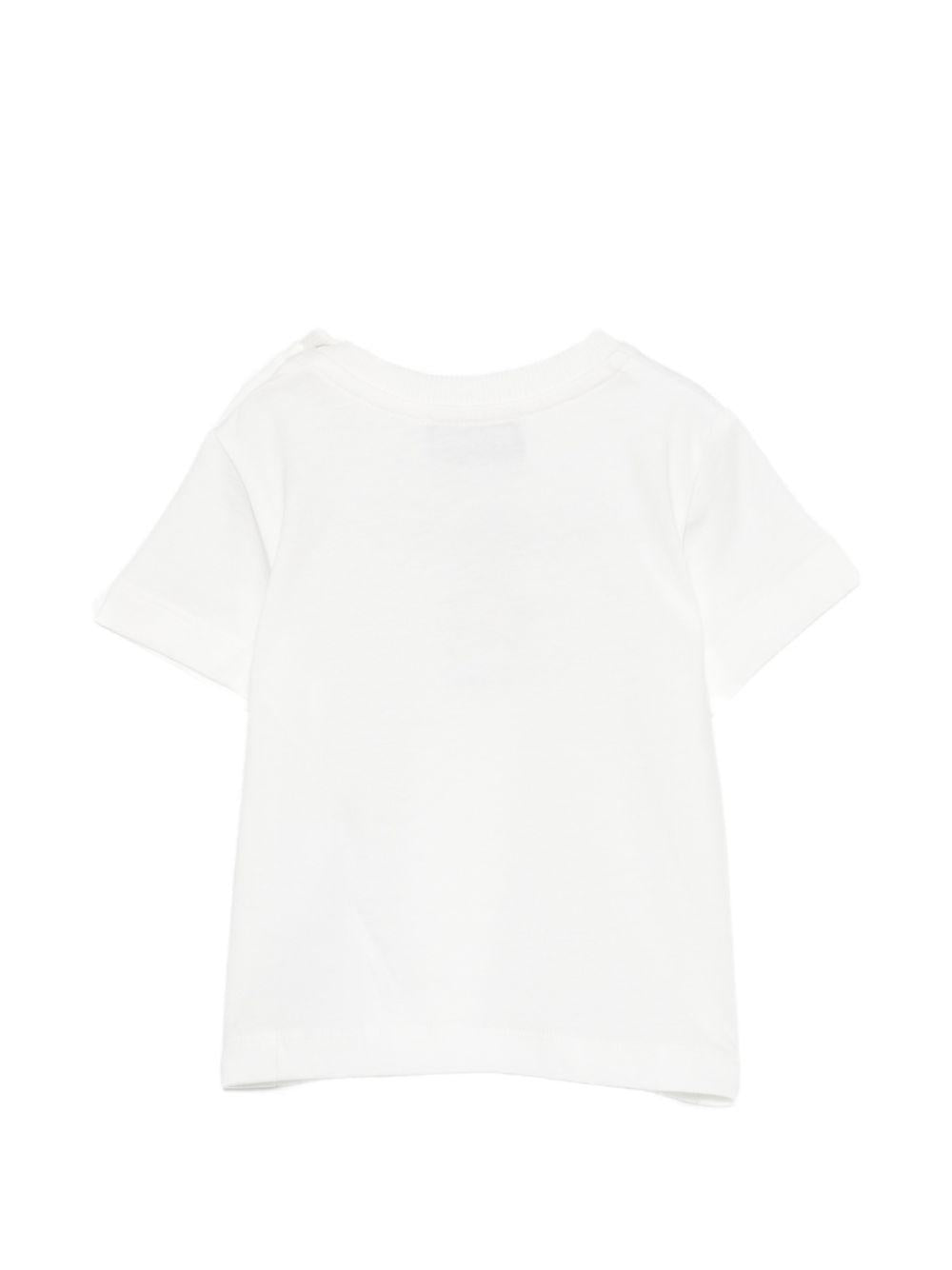 T-shirt per neonati Moschino Kids bianco con motivo Teddy Bear M9M047LAA10 10063 MOSCHINO KIDS 