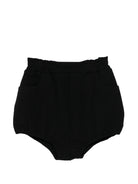 Shorts per bambina Douuod Kids neri con elastico in vita DY6A69 J0371 930 DOUUOD KIDS 