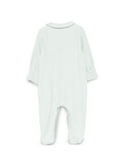 Tutina per neonati Petit Bateau Kids verde con colletto A0GAG 01 PETIT BATEAU KIDS 