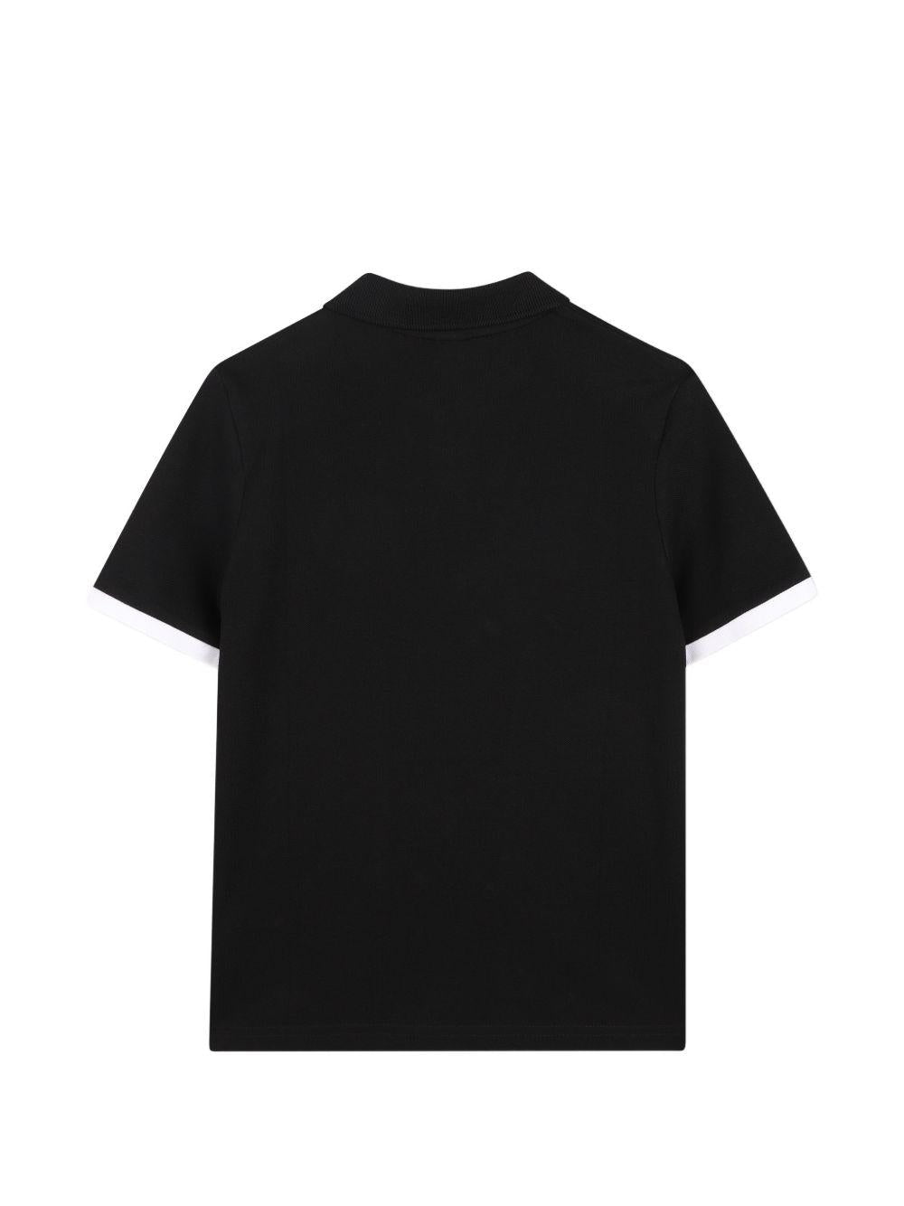 Polo per bambino Boss Kids nera con dettaglio logo J52955 09B BOSS KIDS 