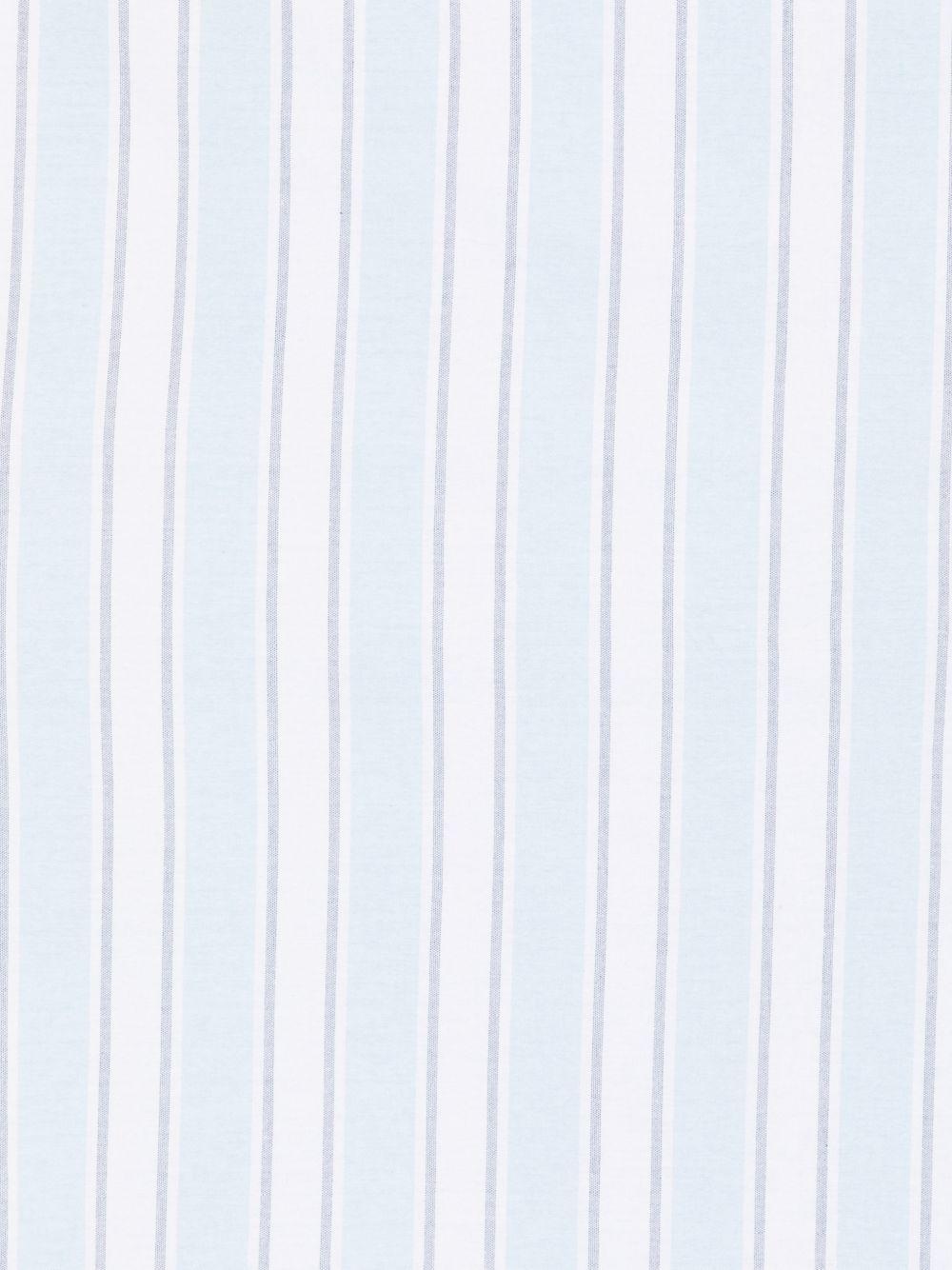 Telo mare MC2 Saint Barth azzurro e bianco con motivo a righe FOUL002 00938L MC2 ST. BARTH KIDS 