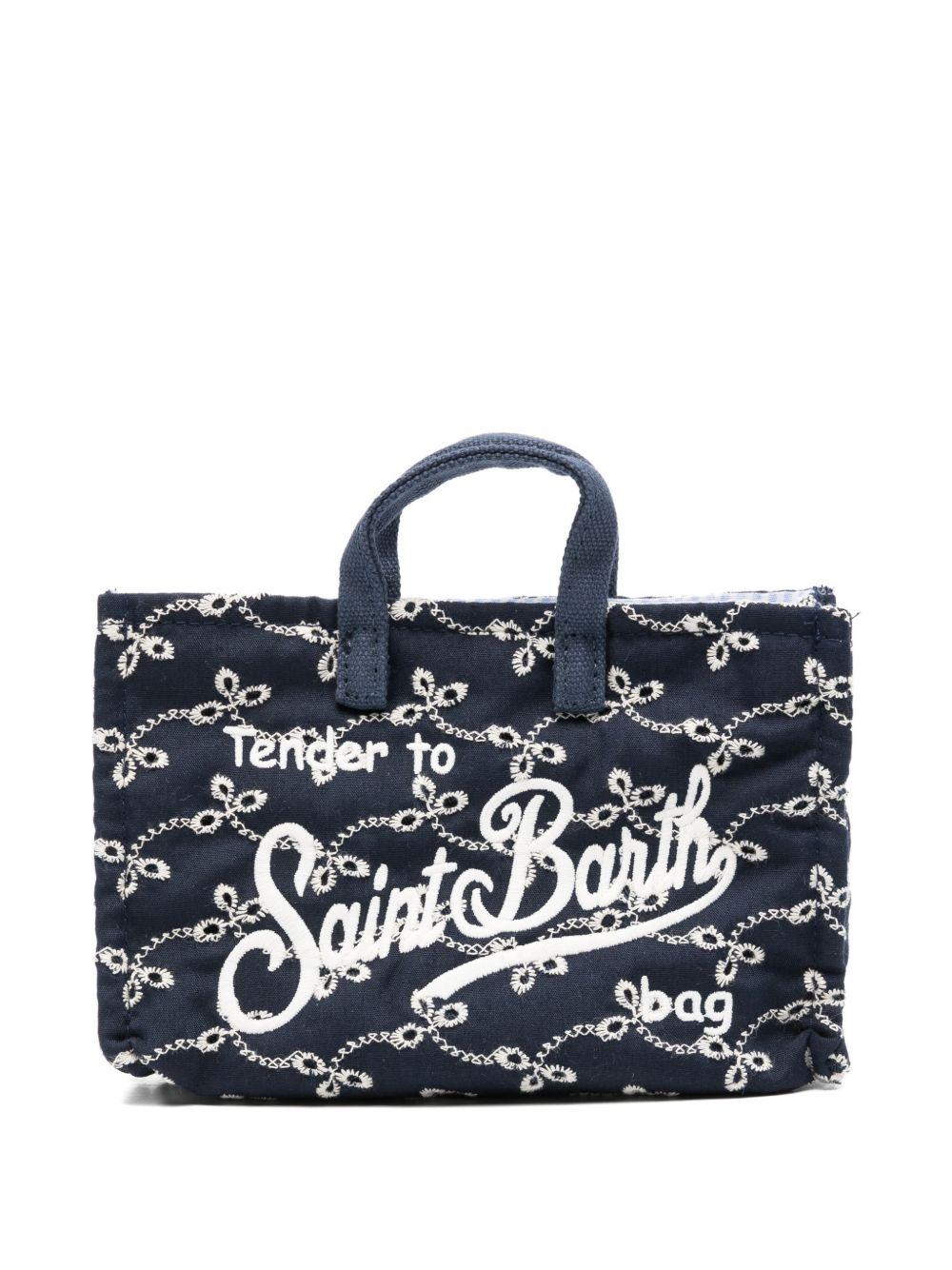 Phone Bag MC2 Saint Barth blu con logo sul davanti PHONE012 00560L MC2 ST. BARTH KIDS 