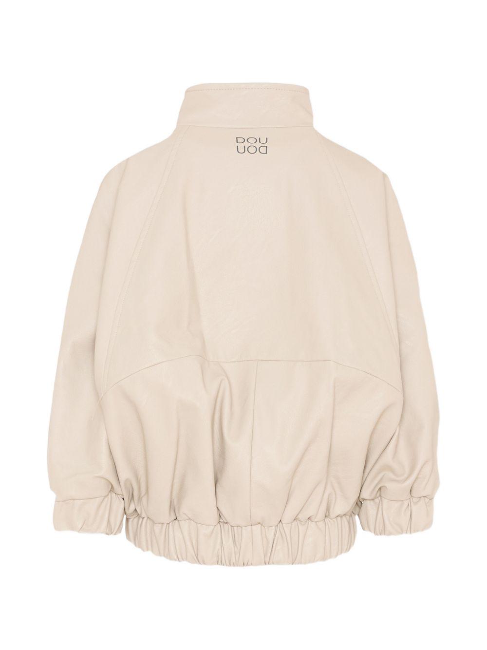 Giubbino per bambino Douuod Kids beige con chiusura con zip DY2P57 H0076 108 DOUUOD KIDS 