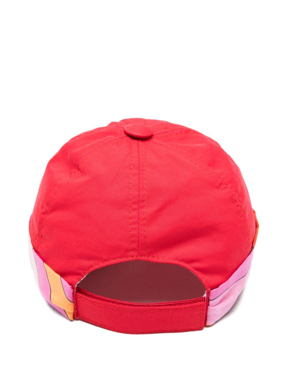 Cappello per bambina Emilio Pucci Junior rosso con dettaglio fiocco PY0A57 Z1457 412 EMILIO PUCCI KIDS 