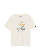 T-shirt per bambino Bonpoint bianca con stampa grafica S06BTSK00025 104 BONPOINT KIDS 