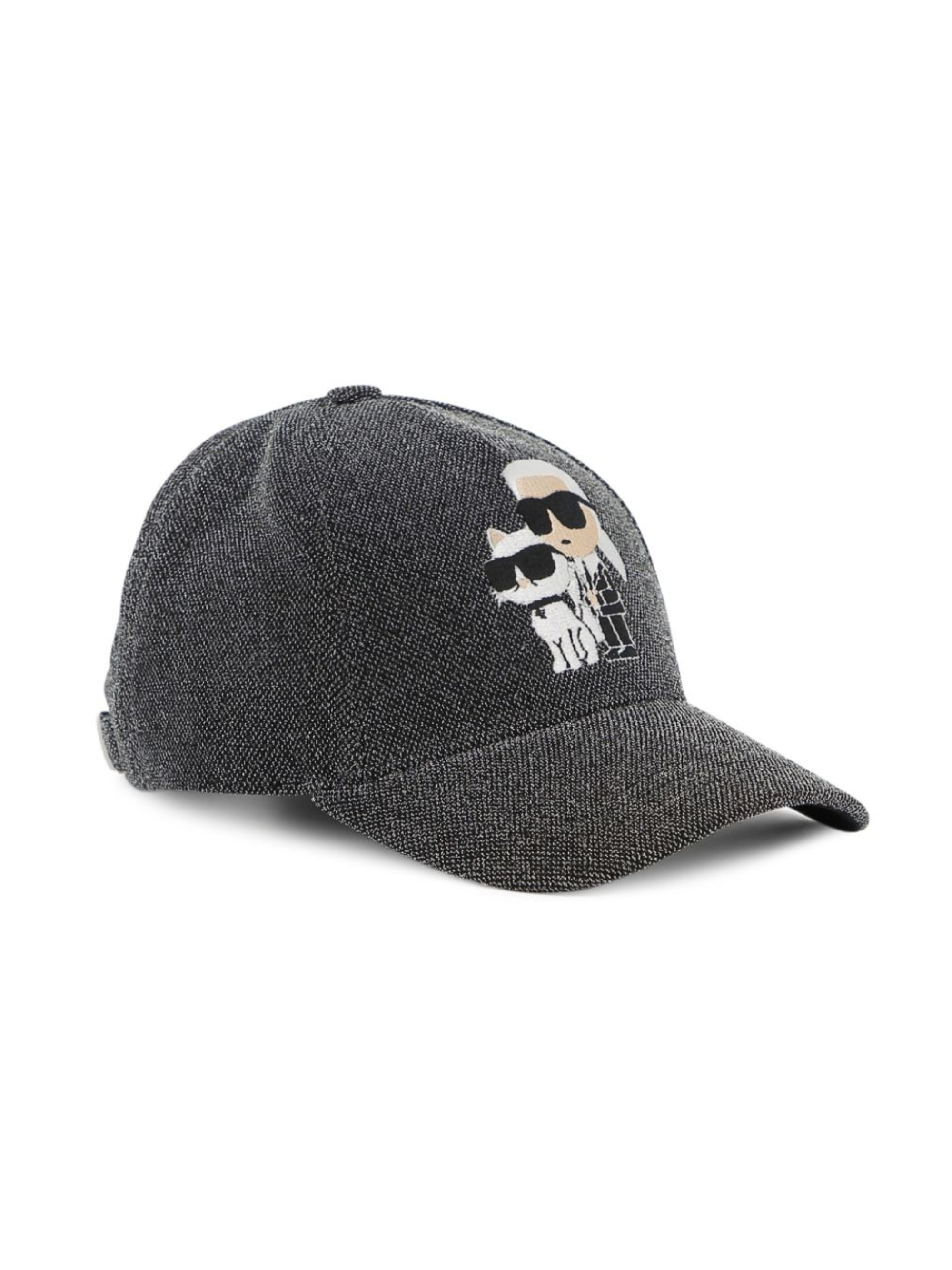 Berretto da baseball per bambino Karl Lagerfeld Kids grigio ricamato Z31198 016 KARL LAGERFELD KIDS 