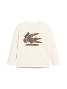 T-shirt per bambino Etro Kids bianca con dettaglio Pegaso sul davanti GZ8P40 Z3672 102 ETRO KIDS 