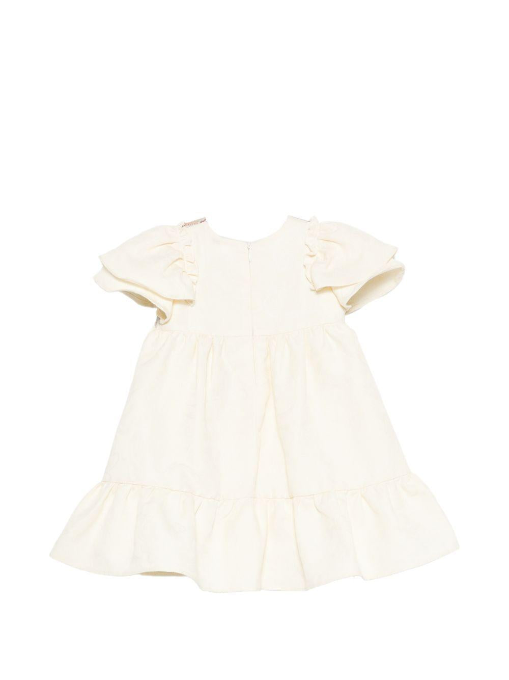 Abito per neonata Etro Kids beige con volant GY1011 I0308 105 ETRO KIDS 