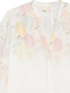 Camicia da donna MC2 Saint Barth bianca con stampa floreale LIO0001 01889L MC2 ST. BARTH 