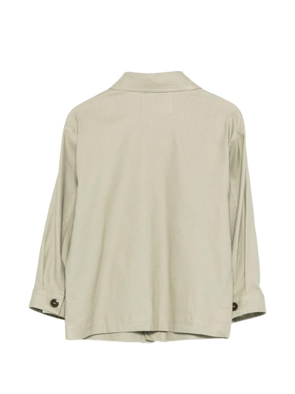 Camicia per bambino Paolo Pecora Kids verde con tasca PP4186 MATCH PAOLO PECORA KIDS 