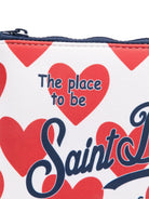 Pochette Aline MC2 Saint Barth bianca con stampa cure all-over ALIN001 09405L MC2 ST. BARTH KIDS 