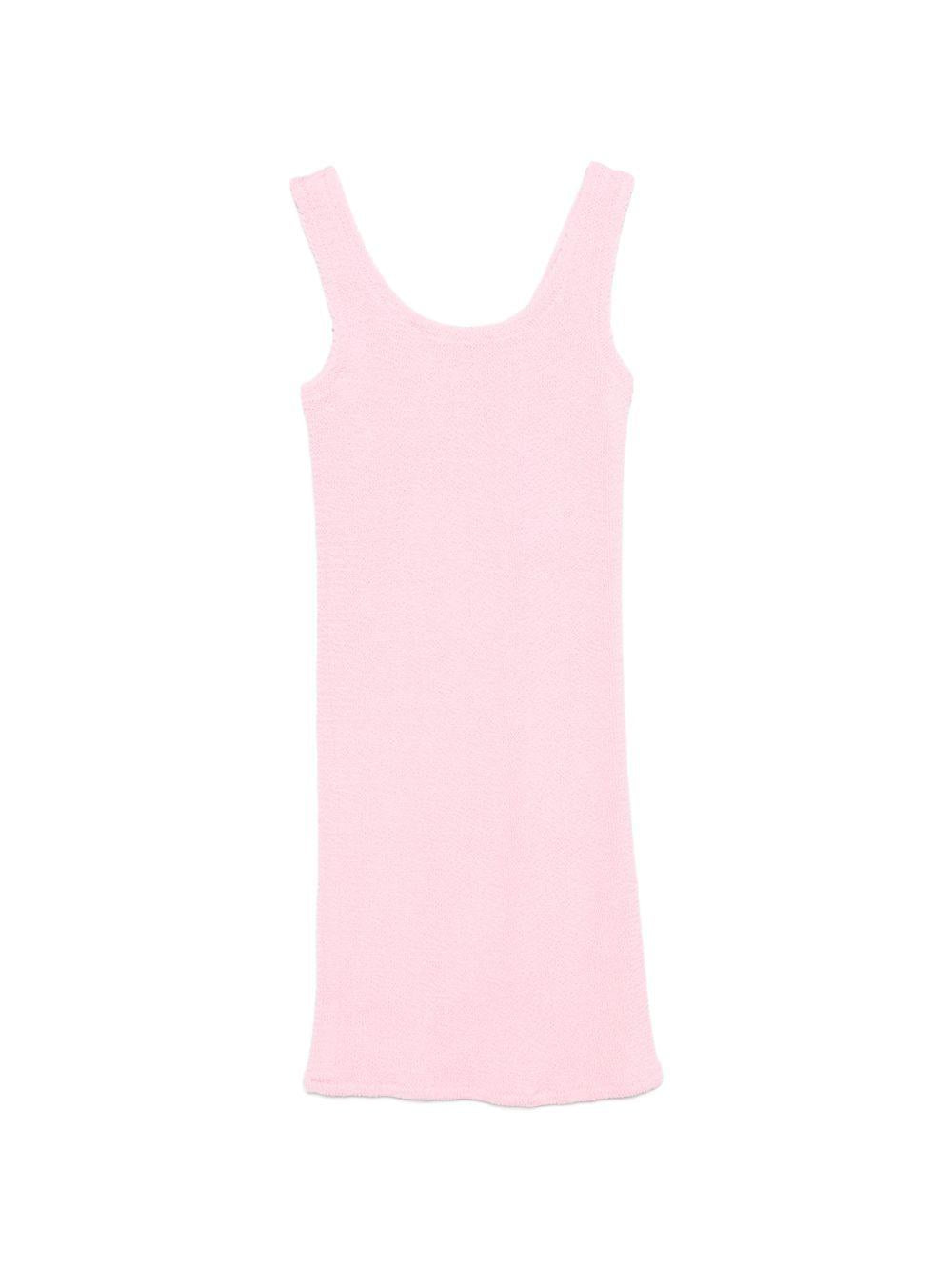 Abito Taina W per bambina MC2 Saint Barth Kids rosa con scollo rotondo TAIN001 00031L MC2 ST. BARTH KIDS 