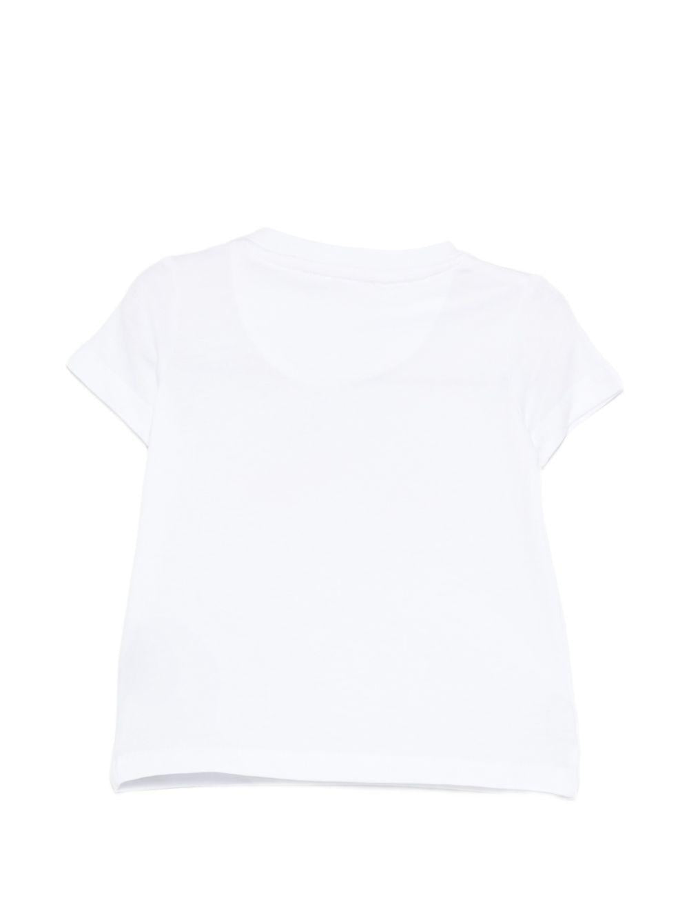 T-shirt per neonati John Richmond Junior bianca con dettaglio logo RIP26085TS WHITE JOHN RICHMOND KIDS 