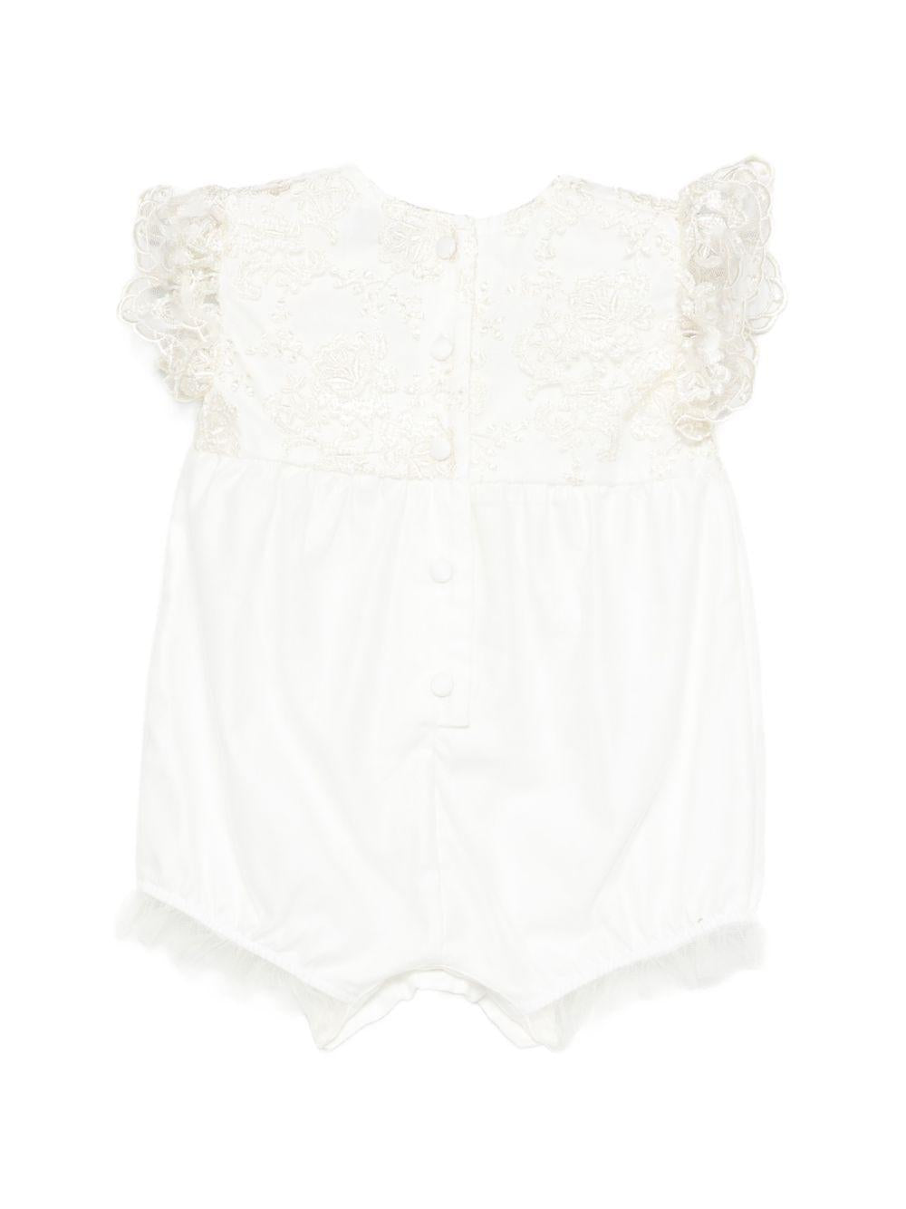 Tutina per neonata Jesurum Baby bianco con dettagli in pizzo AMARILLO VAR.49 JESURUM 